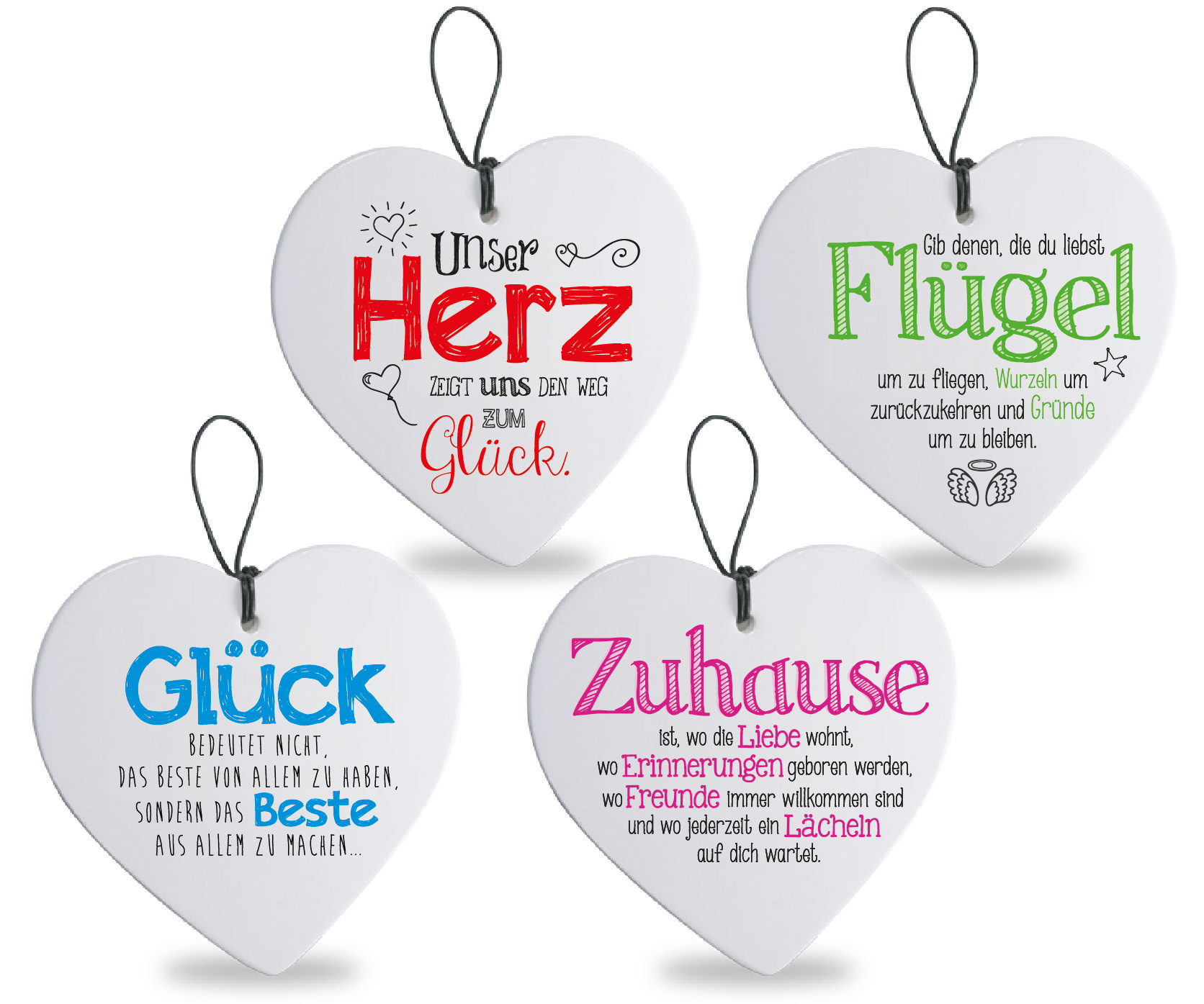 Spruchherzen “Sag´s mit Herz” Ideenoaseheiligenstadt.de