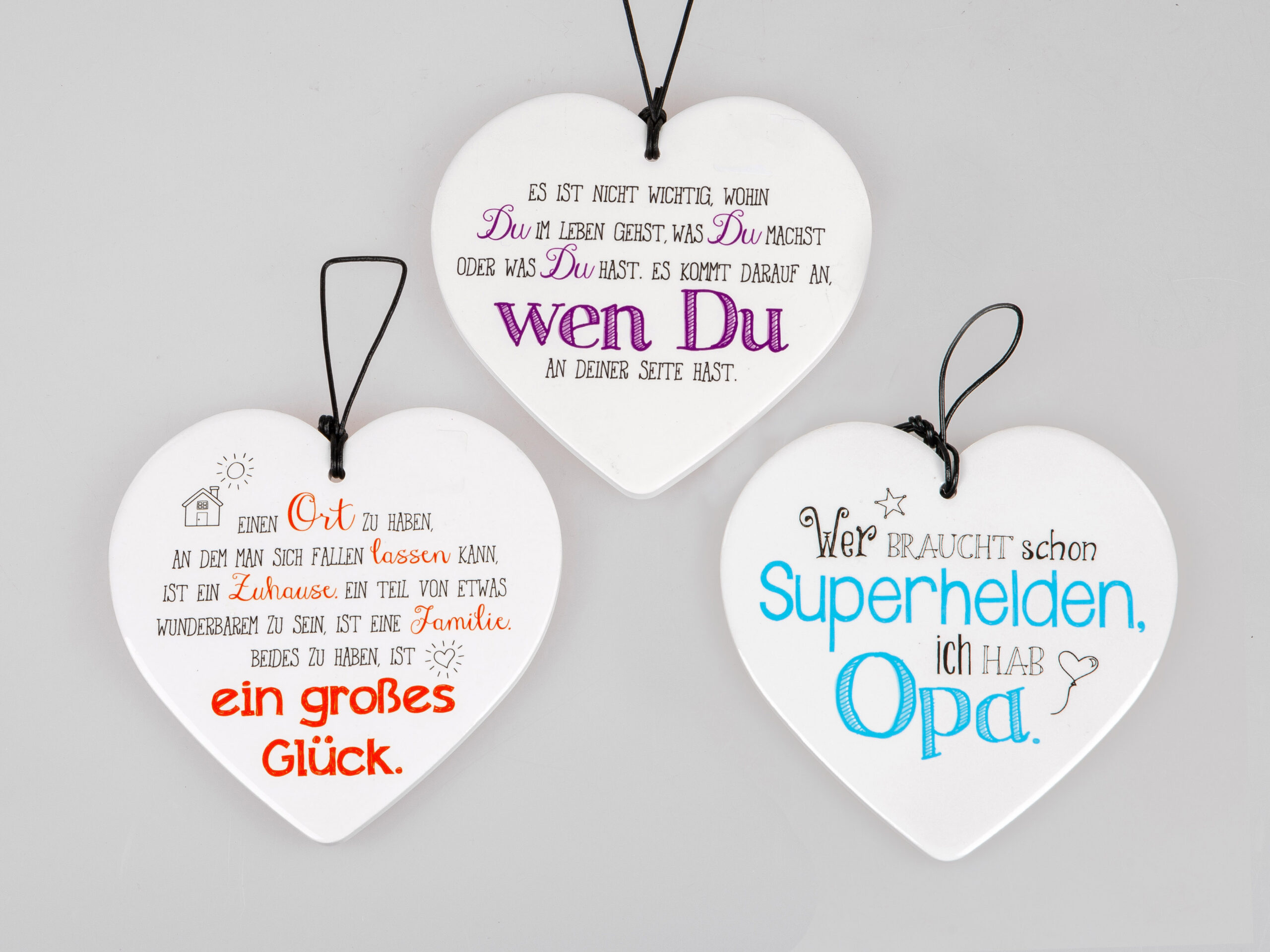 Spruchherzen "Sag´s mit Herz" Ideenoaseheiligenstadt.de