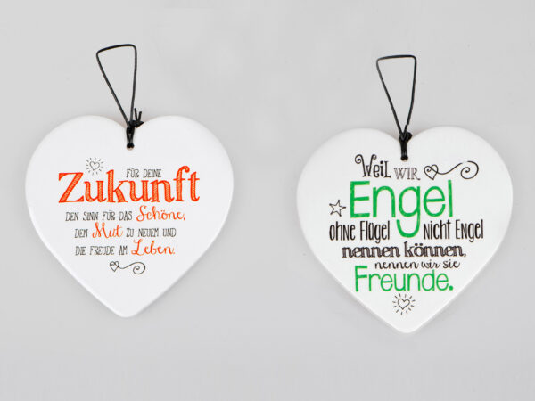 Spruchherzen "Sag´s mit Herz"