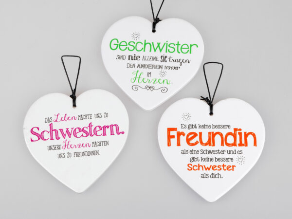 Spruchherzen "Sag´s mit Herz"