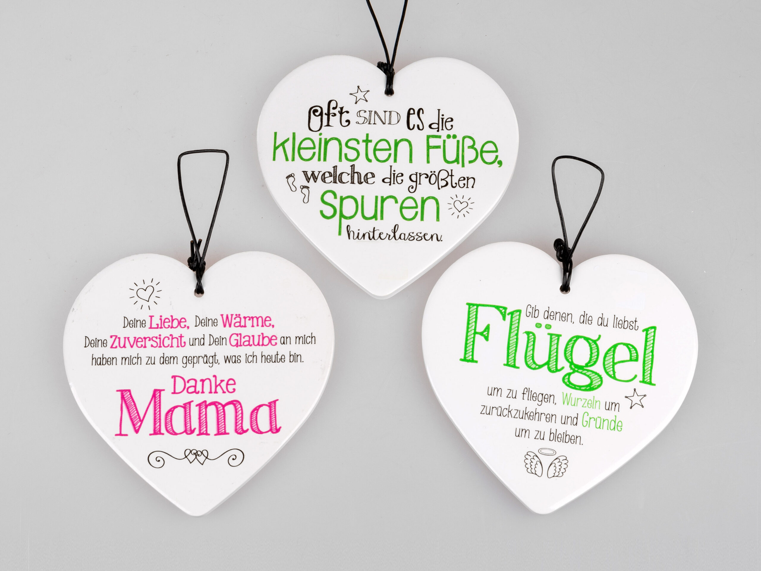 Spruchherzen "Sag´s mit Herz" Ideenoaseheiligenstadt.de
