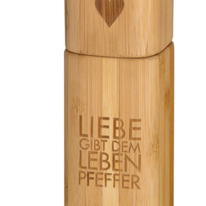 Pfeffermühle "Liebe gibt dem Leben Pfeffer"